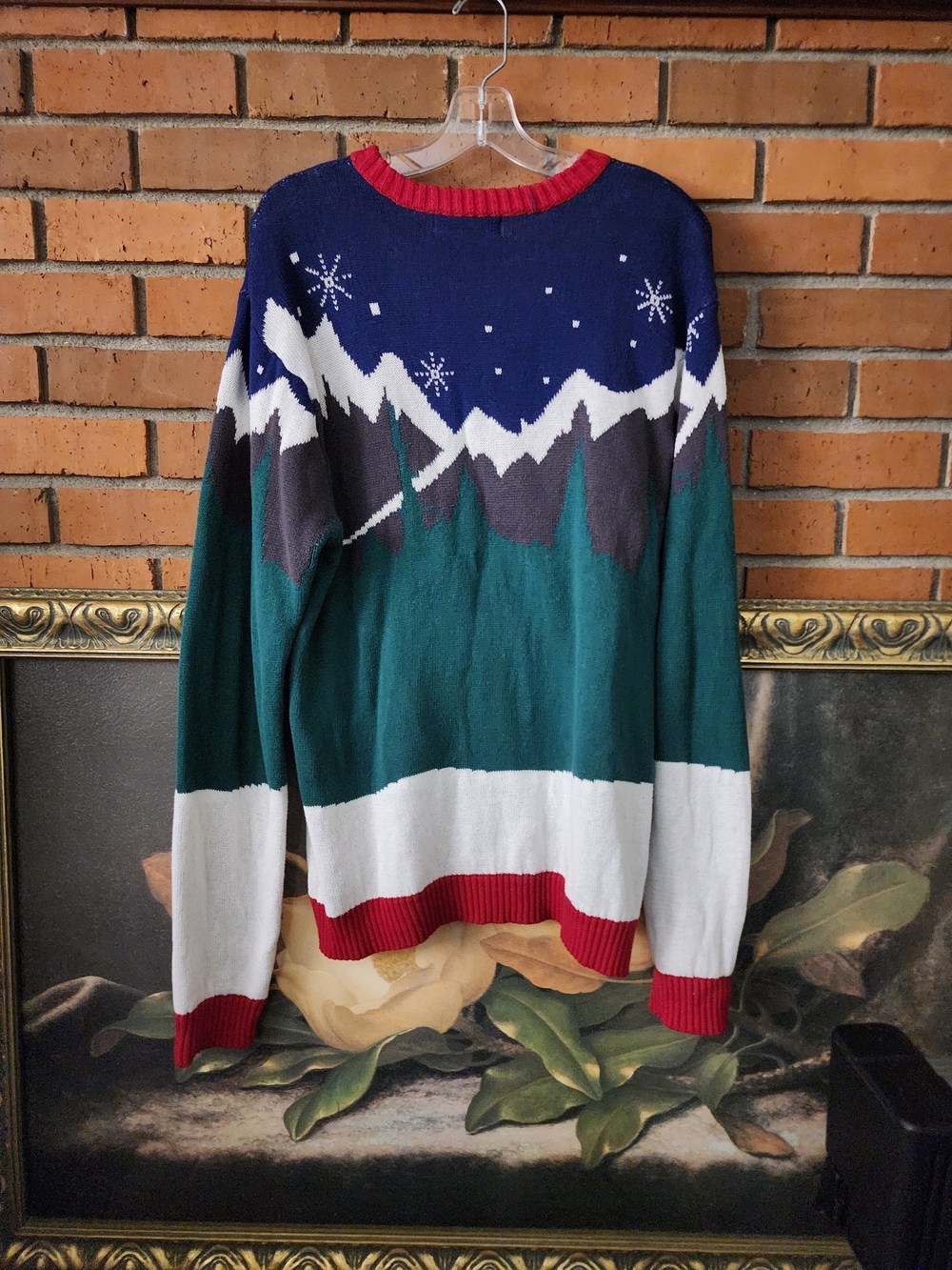 32 Degrees Women's Green Holiday Llama Sweater Medium - Picture 13 of 16